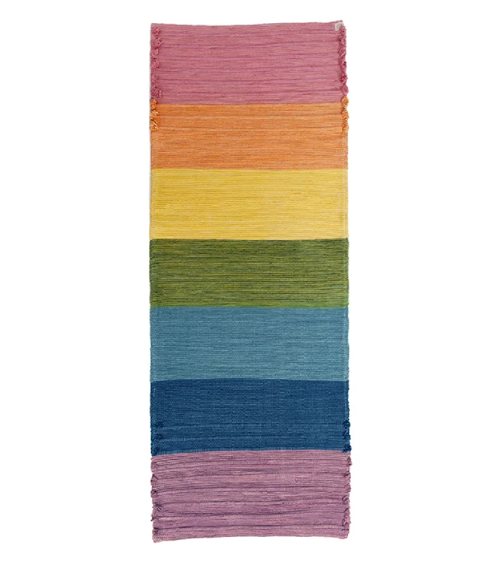 Oko Living Chakra Energy Yoga Rug Rainbow