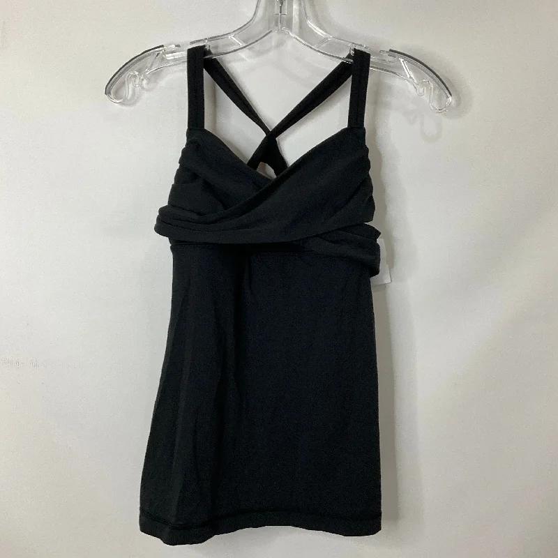 Black Athletic Tank Top Lululemon, Size 6