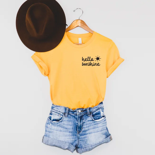 Hello Sunshine • Gold Tee