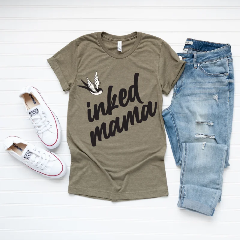 Inked Mama • Olive Tee