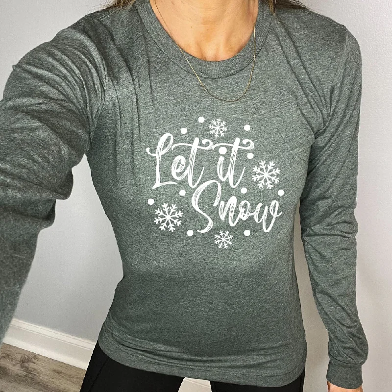 Long Sleeve Tee | Let It Snow