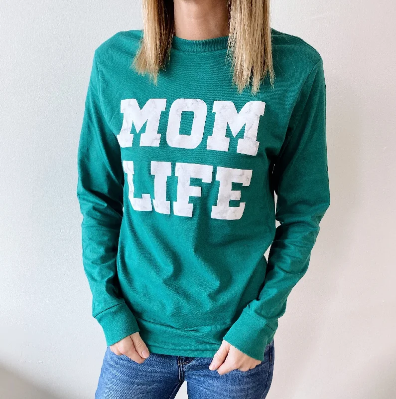 Mom Marble • Emerald Long Sleeve