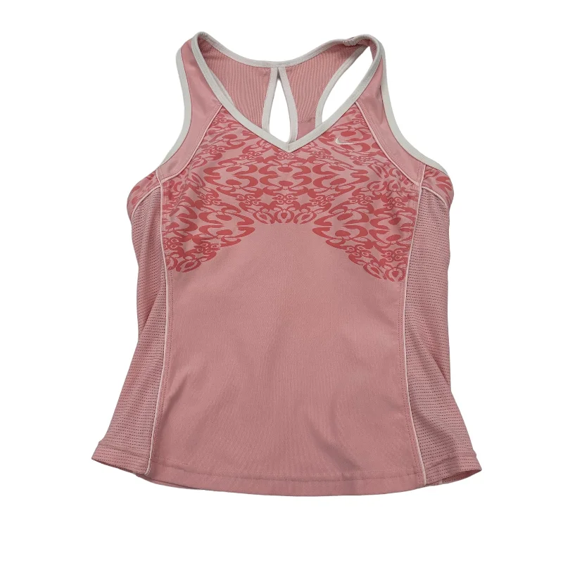 PINK NIKE APPAREL ATHLETIC TANK TOP, Size M