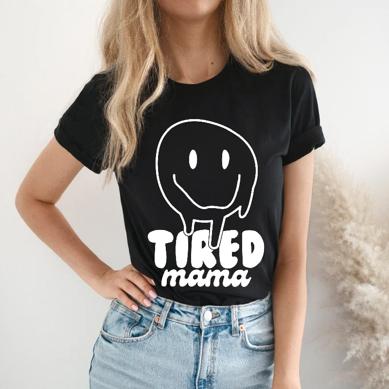 Tired Mama • Black Tee