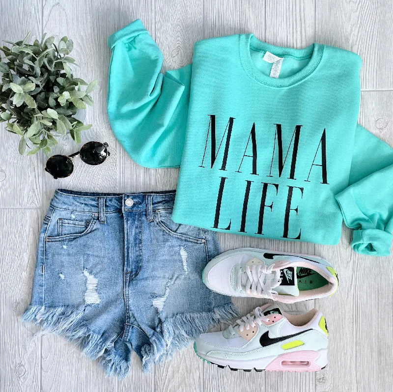 MAMA LIFE • Mint Pullover