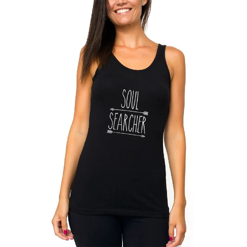 Soul Searcher Yoga Black Tank Top