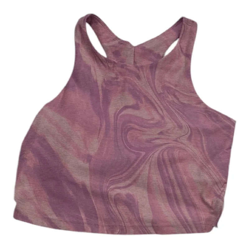 Athletic Bra By Beyond Yoga In Pink & Purple, Size: L