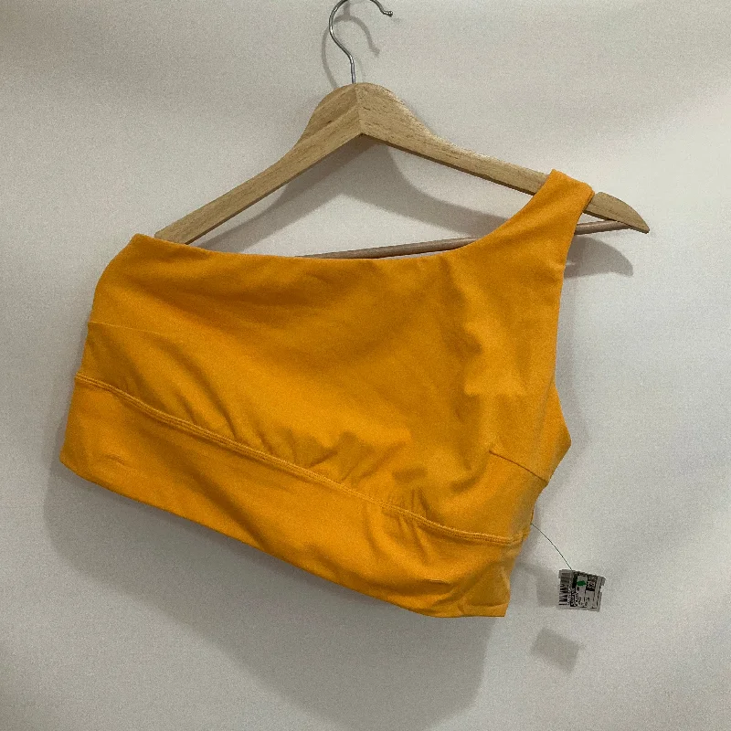 Athletic Bra By Lululemon In Orange, Size: 12