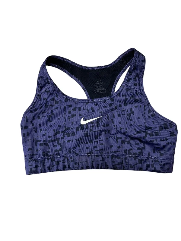 Athletic Bra By Nike Apparel In Purple, Size: M