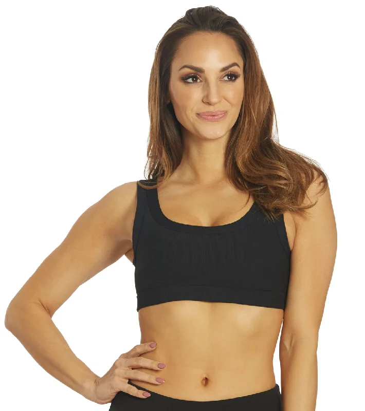 Glyder Ease Yoga Sports Bra Black