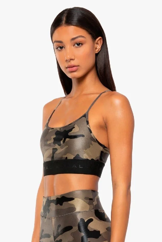 Koral Activewear Sweeper Sports Bra - Camo