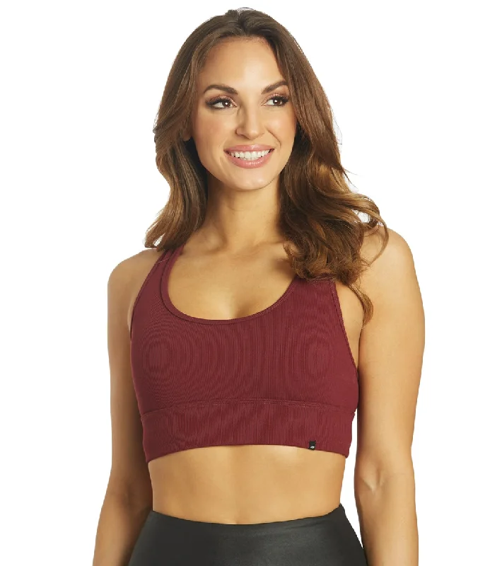 Marika Ginger Yoga Sports Bra Windsor Wine