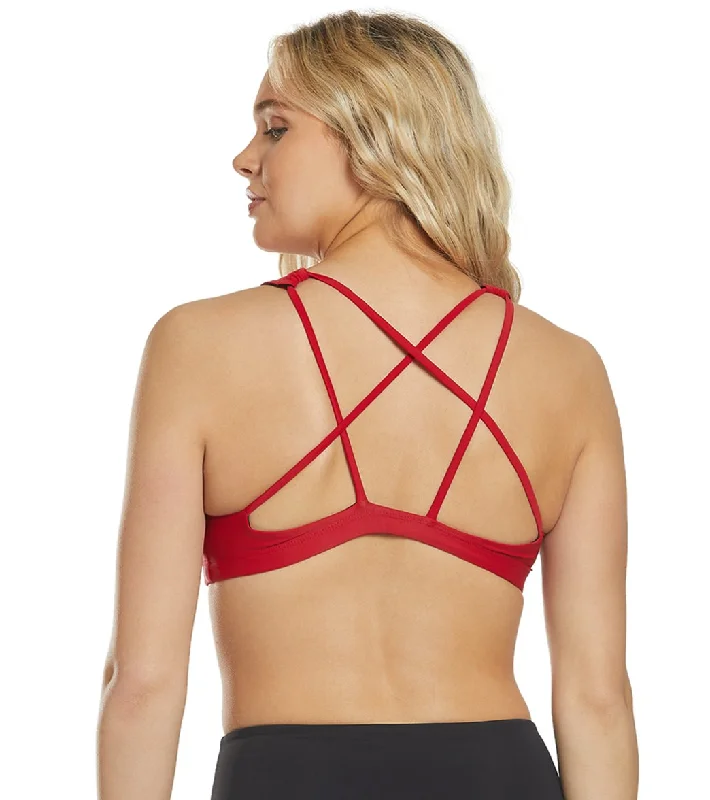 Onzie Mudra Yoga Sports Bra Red