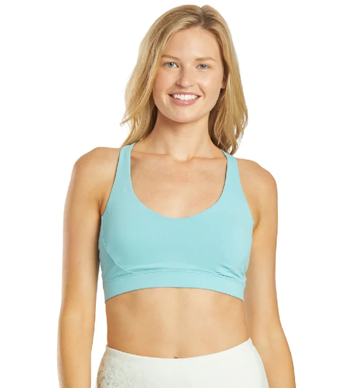 prAna Yoga Sports Bra Light Azurite