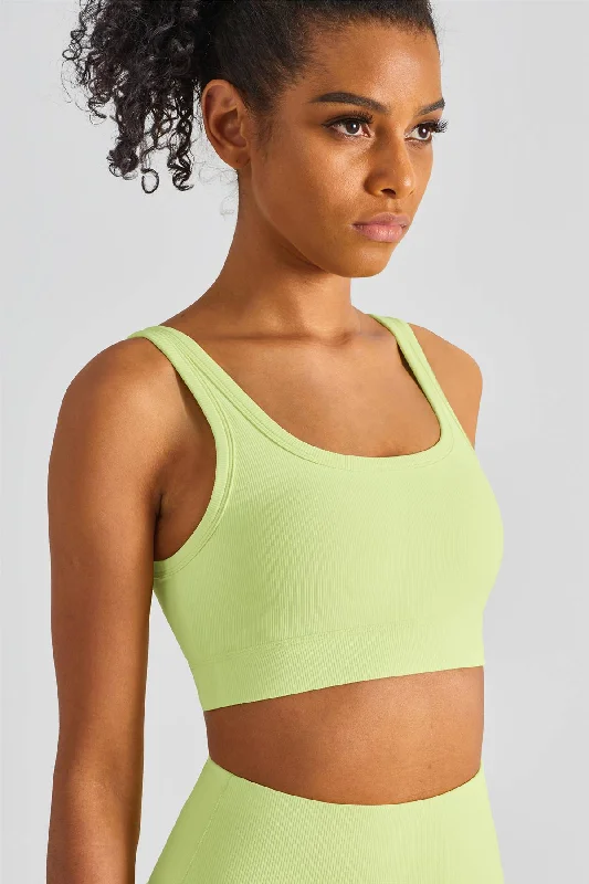 Ribbed Sports Bra Light Support