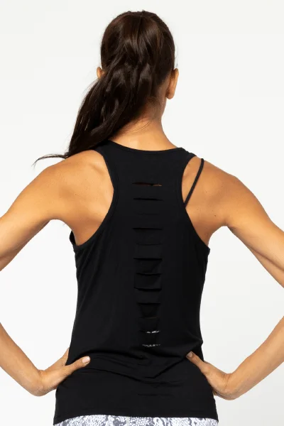 Tammy Tank Top, Black (Vie Active)