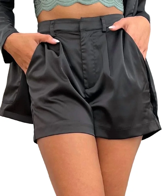 All Of The Lights Shorts In Black