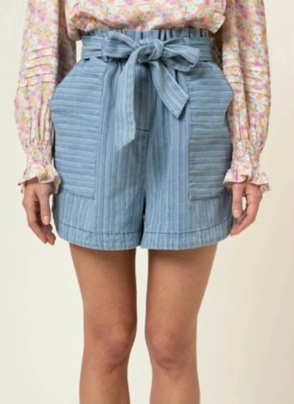 Sylvia Woven Shorts In Blue