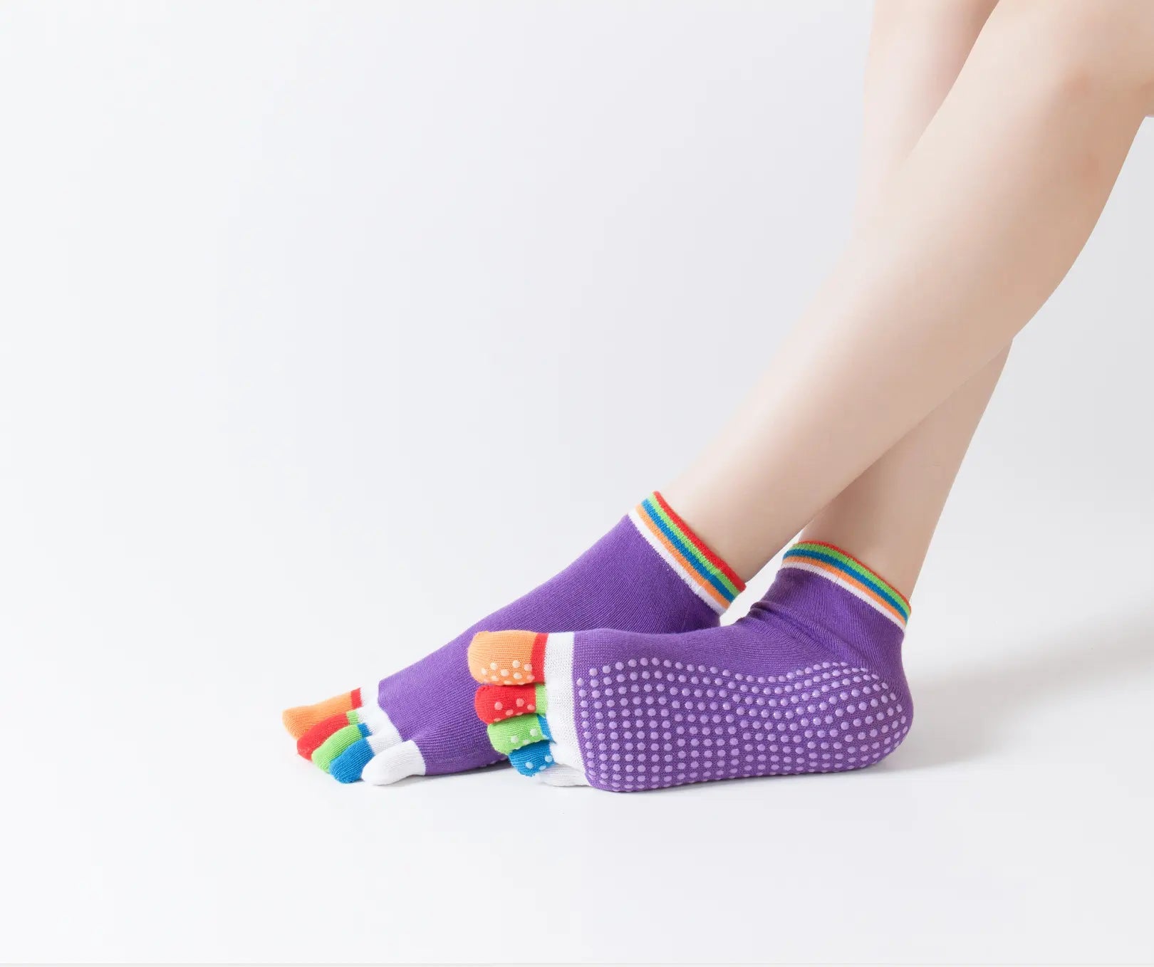 Padded yoga socks