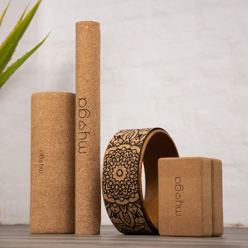 Eco-Conscious Cork Yoga Set